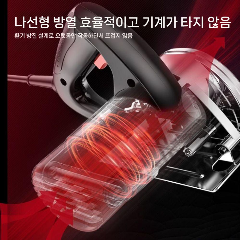 핸드 절단기 목재 대리석 콘크리트 컷팅기 홈파기 휴대용 베어툴 그라인더 4080AW 이중톱날 - 상세 이미지 5