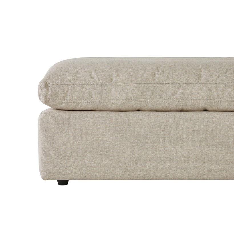 까사미아 캄포 구스30 슬림 모듈 소파 오토만 아이보리