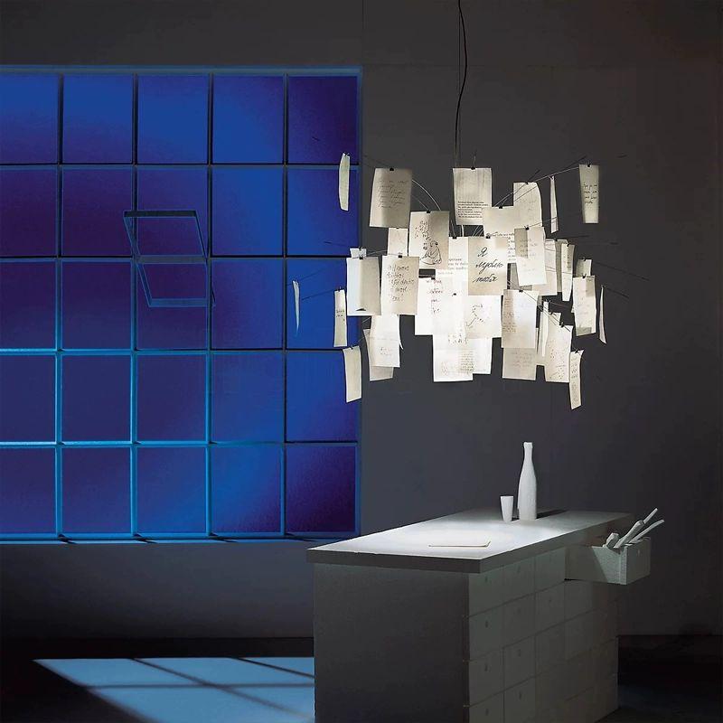 종이 램프 카페 인테리어 천장 감성 라이트 영감 노트 원본공예 30W 80x80x45cm - 상세 이미지 4