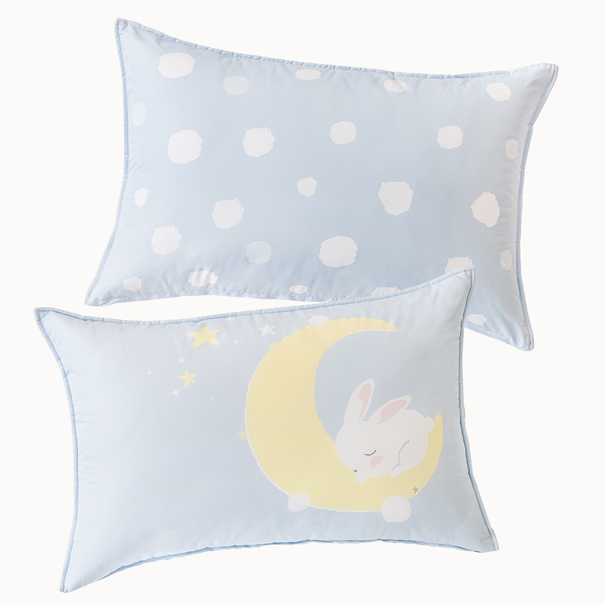 알러지케어 캐릭터 누빔 키즈베개커버 Summer 문라이트 (토끼), 40x60cm