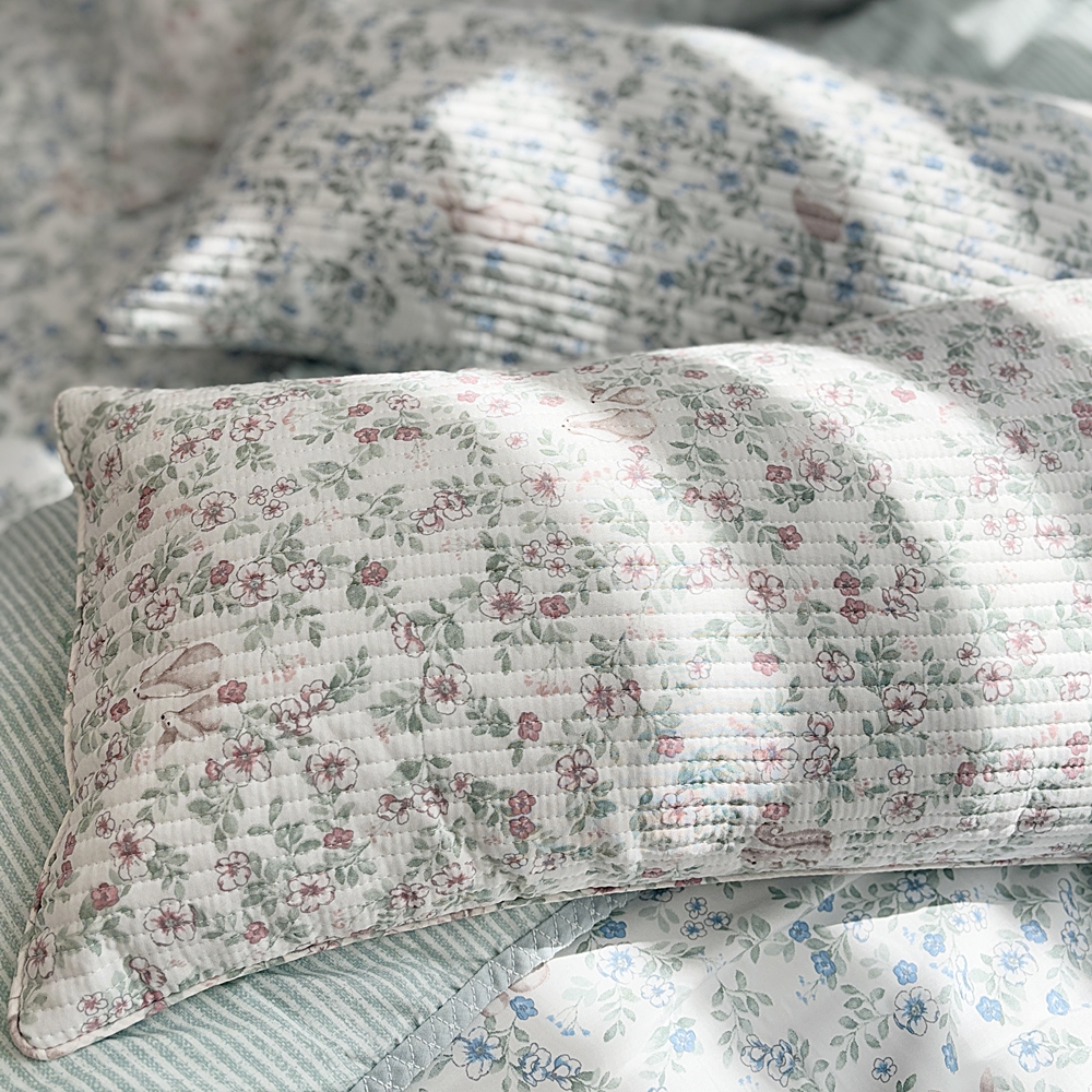 나라데코 모달 메밀베개 플라워 낮은 경추 베개 거북목 일자목