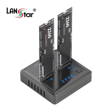 NVME SSD 듀얼 도킹스테이션 LS-NVDOC-N