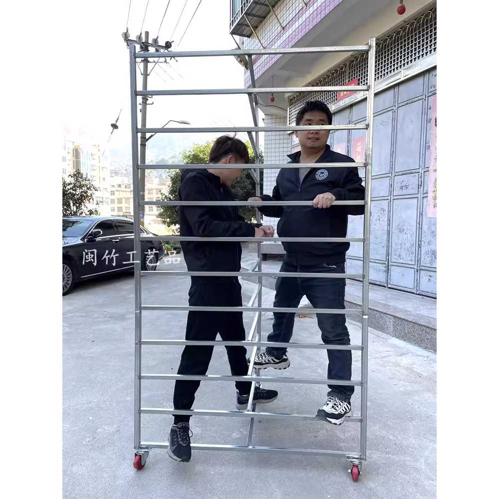 찻잎 건조대 선반 약재 스텐 건어물 허브 고구마 고추 10단 폭74cm 1.7m - 상세 이미지 2