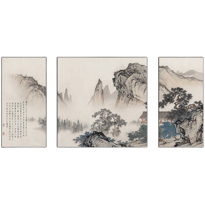 대형 동양화 액자 풍경 인테리어 그림 배경 벽화 - 상세 이미지 5