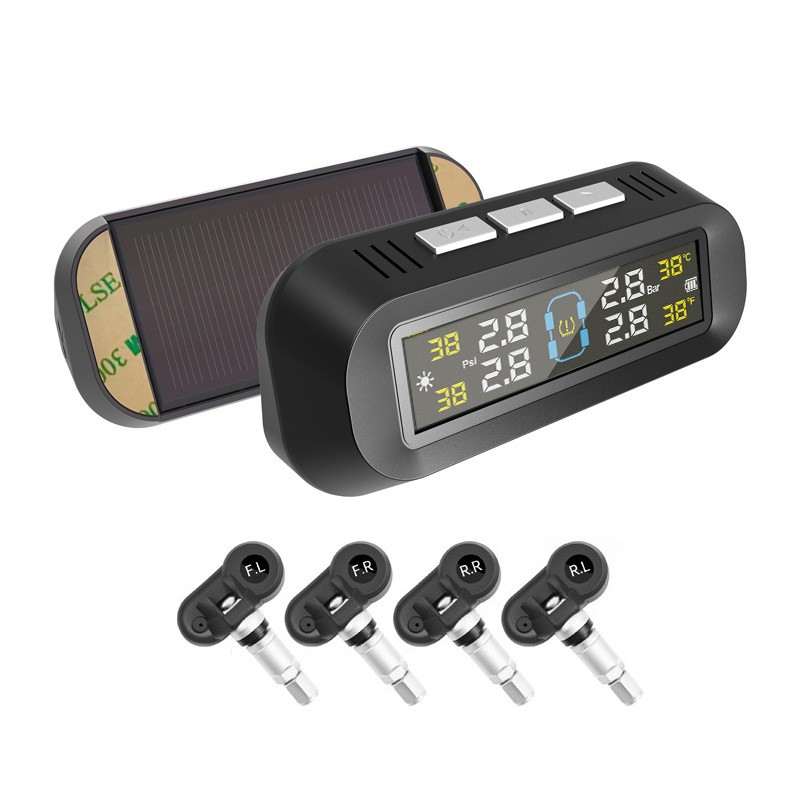 대형 화물차 트럭 TPMS 방수 송신기 측정기 게이지 외부 4륜 압력감지 업그레이드 컬러 스크린 외부 - 상품 이미지