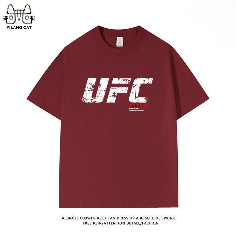 UFC 반팔티 유에프씨 MMA 스포츠 복싱 프린트 파이터 - 상세 이미지 5