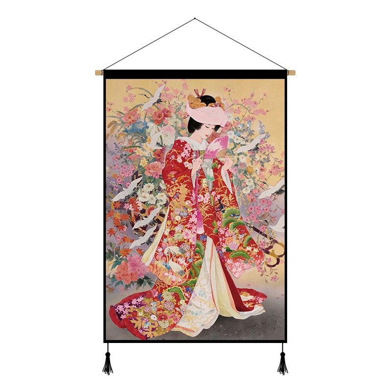 일본 족자 패브릭포스터 신년 술집 일식집 옥립의 향기 45x120cm 초두꺼운 내오염 부속품포함 - 상품 이미지