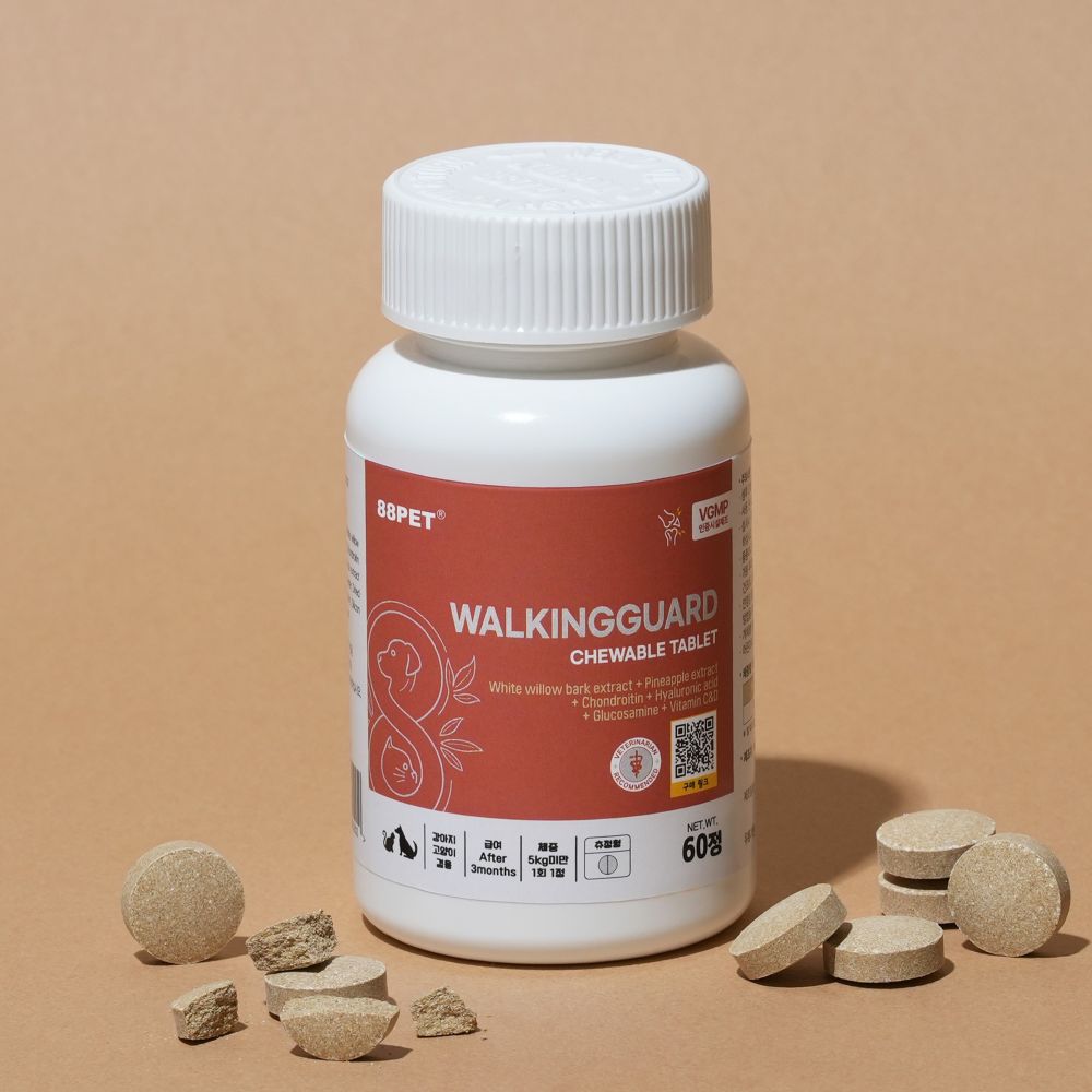 88펫 워킹가드 츄정 강아지 고양이 고관절 슬개골 탈구 수술 진통 소염 ... 솔직 후기 | 실제 사용자 리뷰 총정리 - 대표 이미지