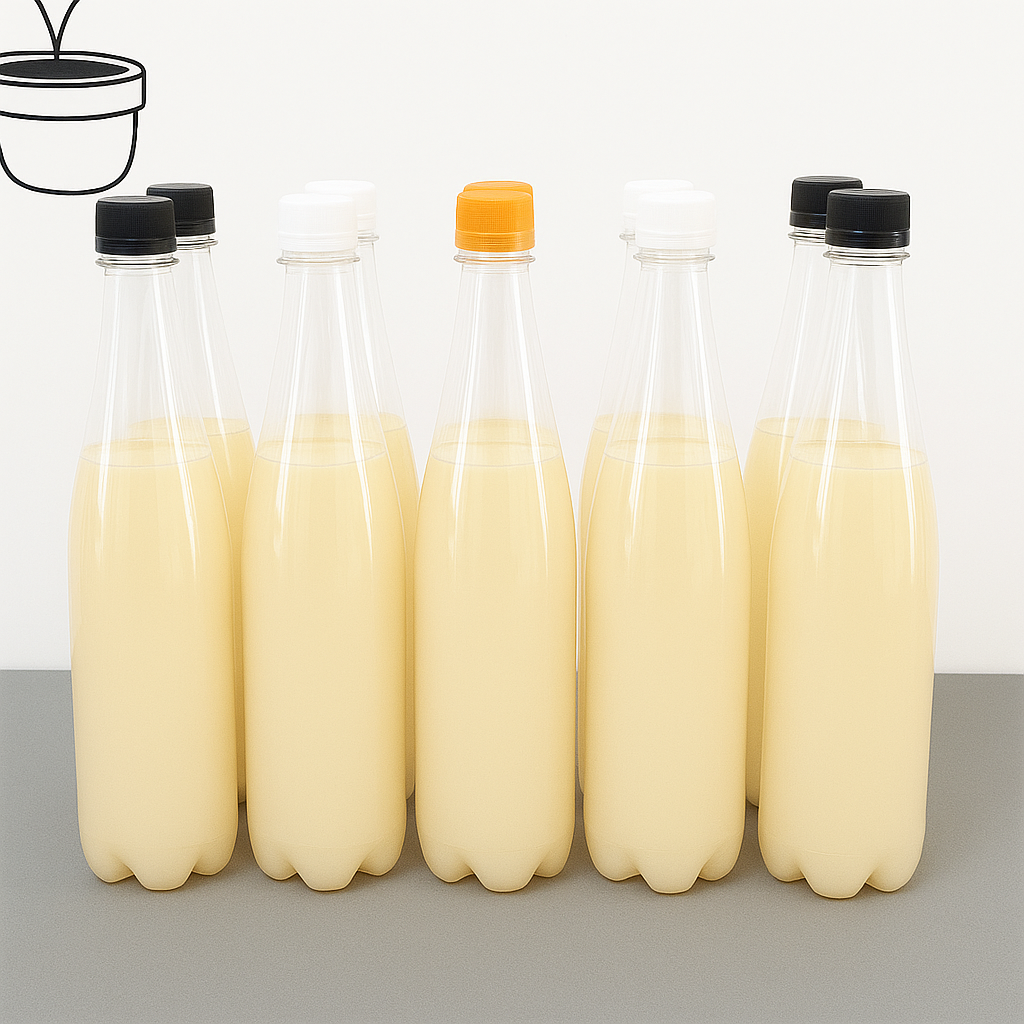막걸리병 내압 750ml 750미리 C타입 10개 막걸리용기 와인 맥주 페트병 28파이 - 상품 이미지