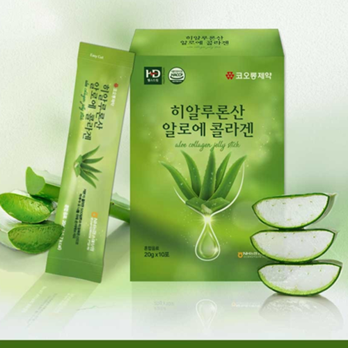 코오롱제약 알로에 콜라겐 히알루론산 젤리 스틱 20g 30포 2박스 피부 장 건강 면역력 - 상세 이미지 5