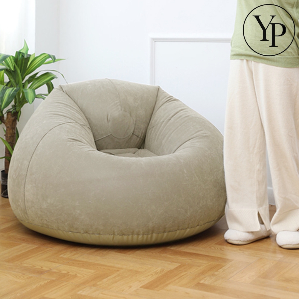 원룸 빈백 에어 소파 의자 휴대용 공원 야외 1인용 공기 쇼파