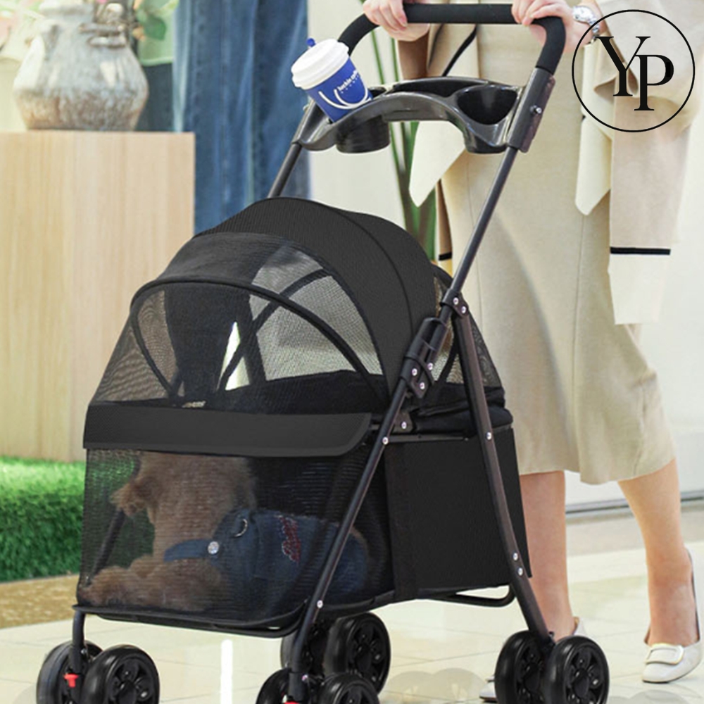 산책 개모차 소형견 애견 펫 경량 노견 공원 개 유모차 반려견