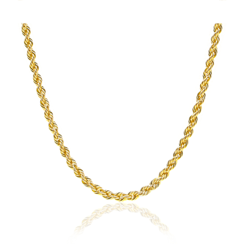 1.7MM 두께 14K 18K 체인 로프 목걸이 - 메인 이미지