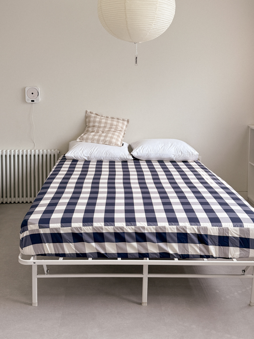 클래식 빅깅엄체크 세미화이바 알러지케어 먼지없는 매트리스커버 SS