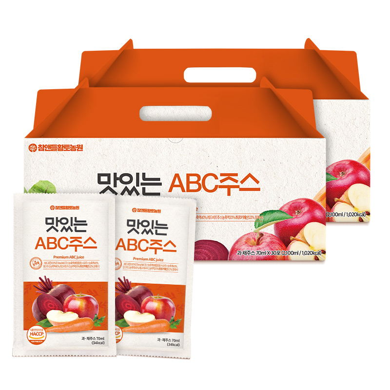 참앤들황토농원 맛있는 ABC주스 30포, 2개 - 메인 이미지