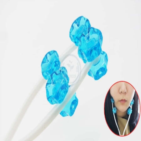 따뜻한잡화점 얼굴 롤러마사지기 브이라인 얼굴 마사지기