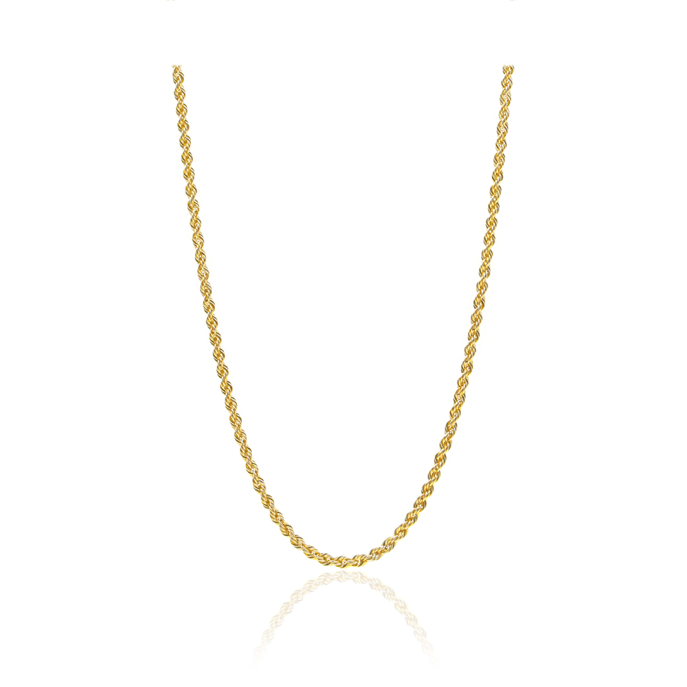 1.7MM 두께 14K 18K 체인 로프 목걸이 - 상세 이미지 4