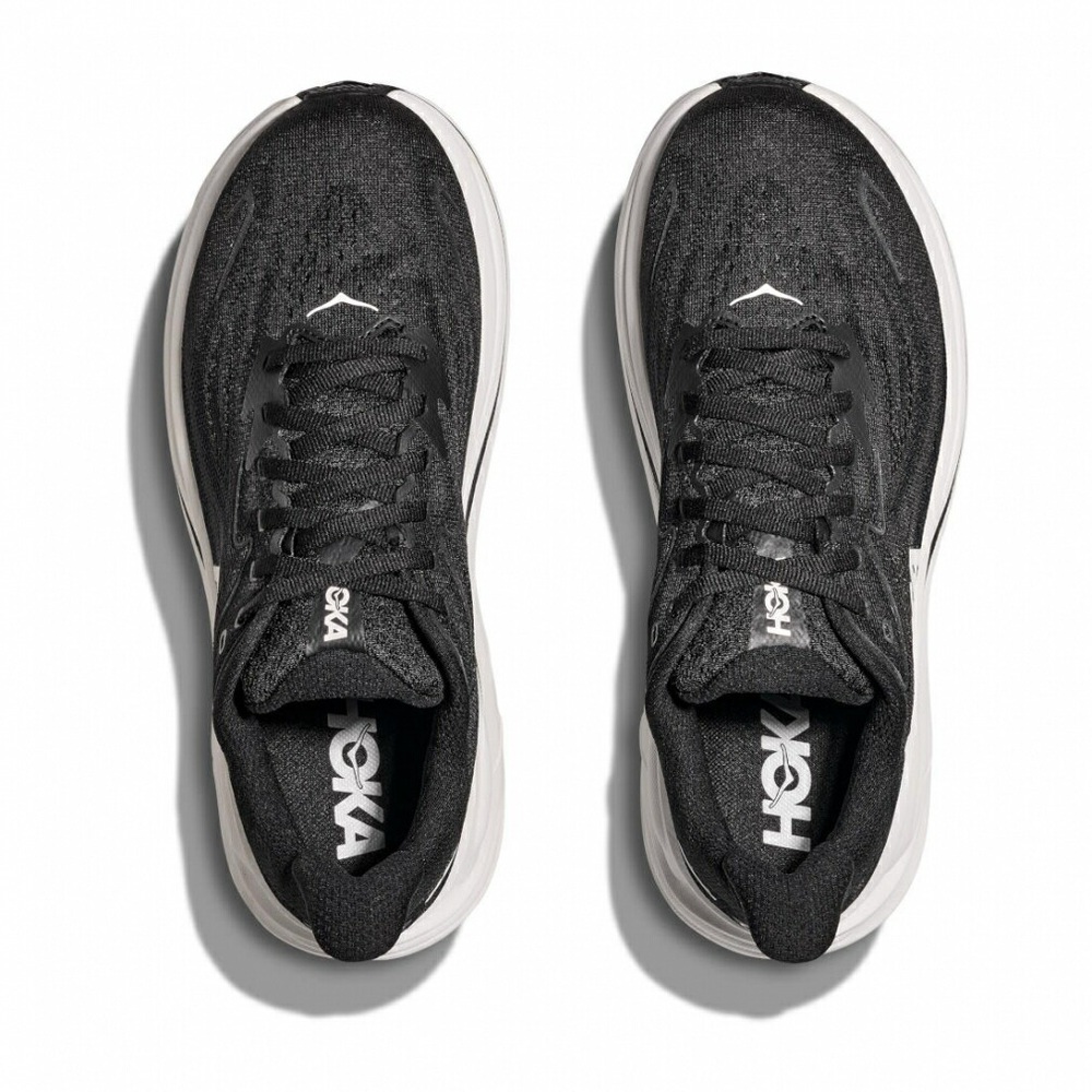 호카 클리프톤10 와이드 경량 쿠션 남성 러닝화 2E 1162032 블랙화이트, 250mm