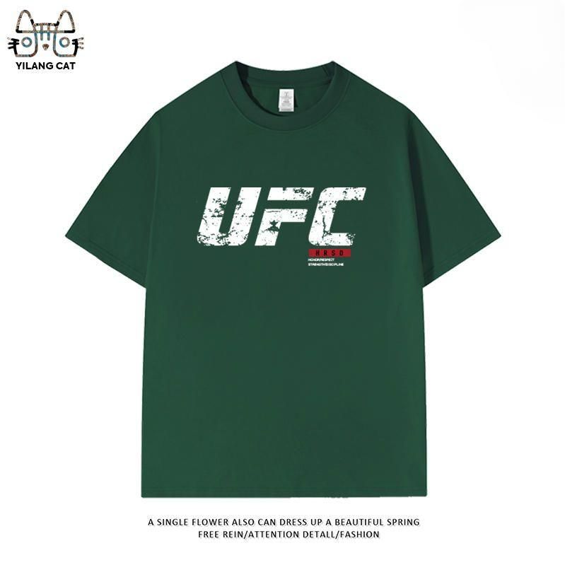 UFC 반팔티 유에프씨 MMA 스포츠 복싱 프린트 파이터 - 상세 이미지 3