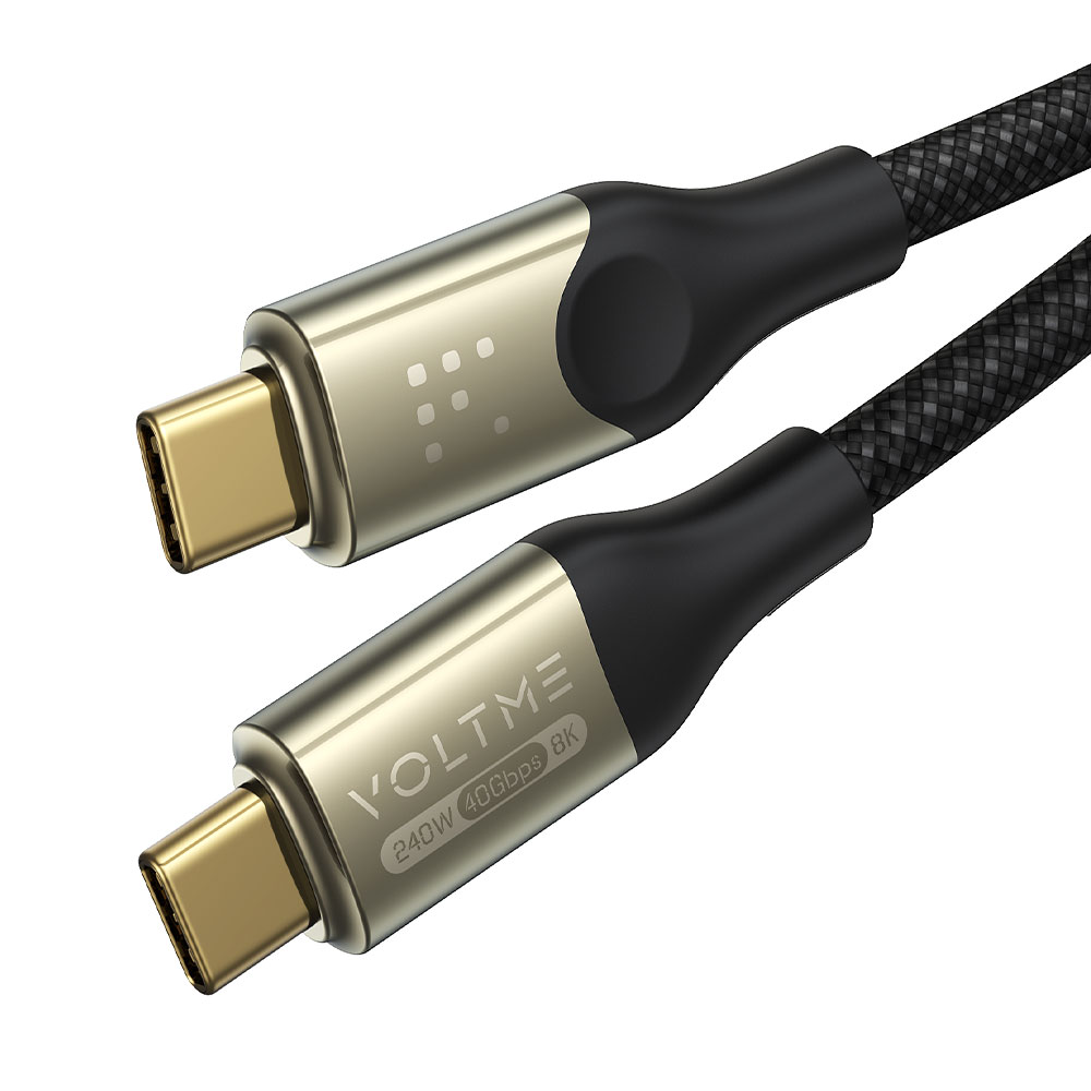 볼트미 UTRON USB4 8K 240W C타입 초고속 케이블 UN240 2m, 1개 - 상세 이미지 4