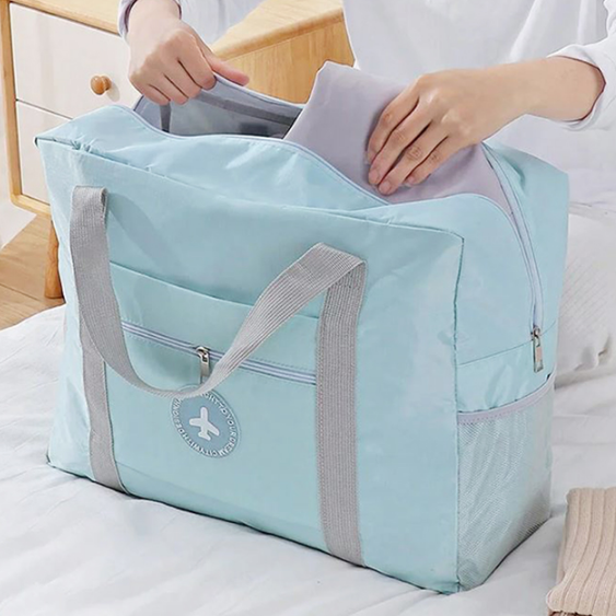 여행 보조 가방 해외 다용도 여행용 출장 옷 짐 접이식 폴딩 대형 캐리어 보스턴 백 - 상품 이미지