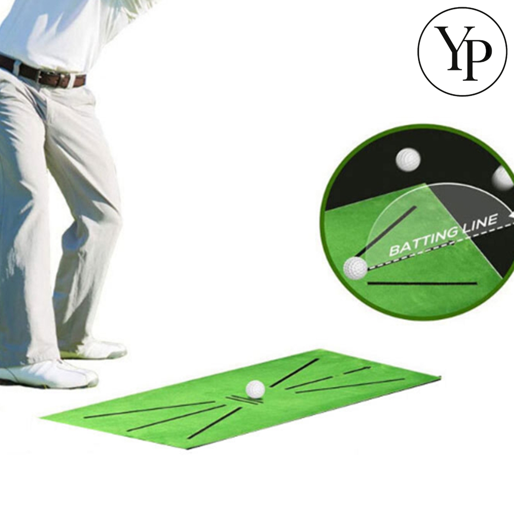 사무실 골프 스윙 연습 매트 집무실 인조잔디 타점