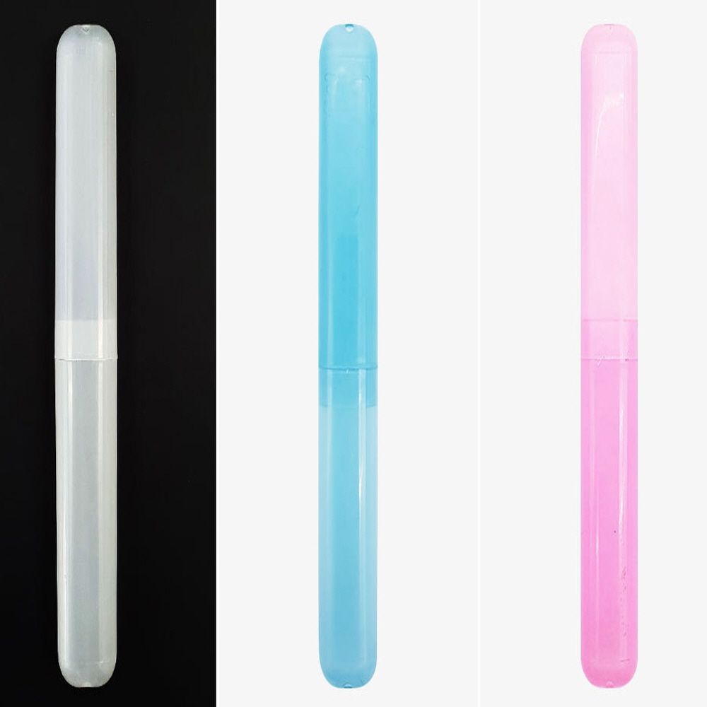 여행용 칫솔 케이스 치솔 보관통 반투명 슬림 - 메인 이미지