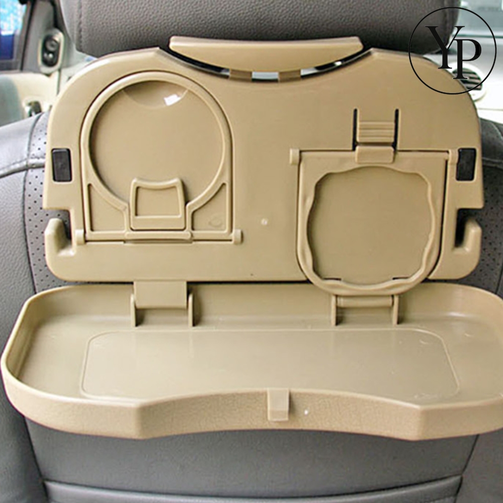 자동차 뒷좌석 식판 차량용 간이 식사 밥 테이블 컵홀더 식탁 선반