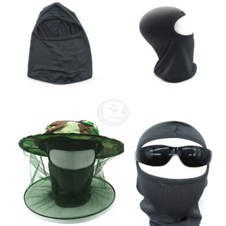 따뜻한잡화점 그레이 햇빛차단 전면마스크 벌초 보호장비 자외선차단 전면마스크 보안면