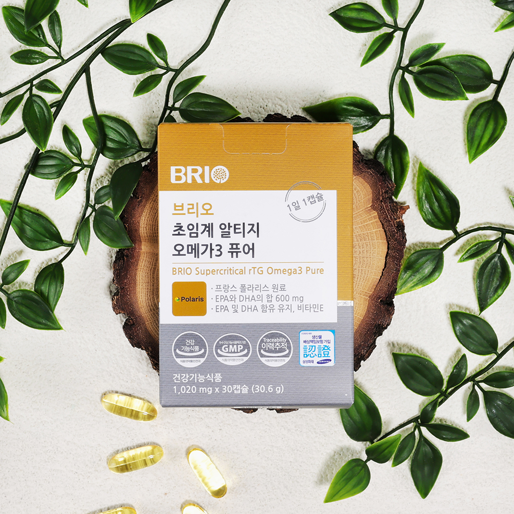 브리오 초임계 알티지 오메가3 퓨어 / RTG EPA DHA 영양제 30캡슐, 3개 이미지 4
