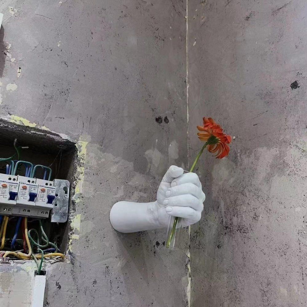 벽걸이 유리 꽃병 인테리어 장식 단일상품 고무 고정 - 상세 이미지 4