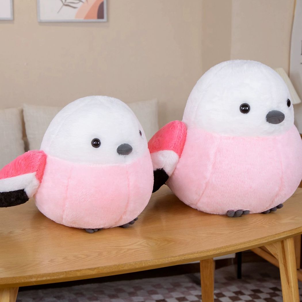 뱁새인형 새인형 장식품 무드등 조명 모찌 수면등 솜인형 핑크 30x40cm-0.5kg - 상세 이미지 5