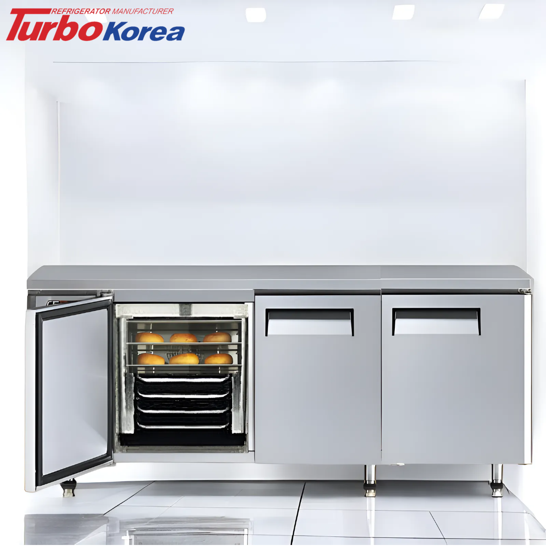 테이블냉장고1800 터보에어 번팬형 카페 선반 베이커리 제빵 영업용 냉동 간냉식 성에안끼는 - 상품 이미지