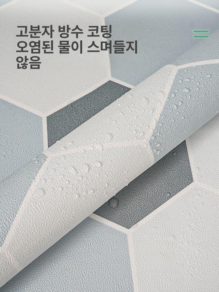 욕실 화장실 바닥 미끄럼방지매트 조립식 미끄럼방지발판 그레이화이트 60cm 너비x3m 168 - 상세 이미지 4