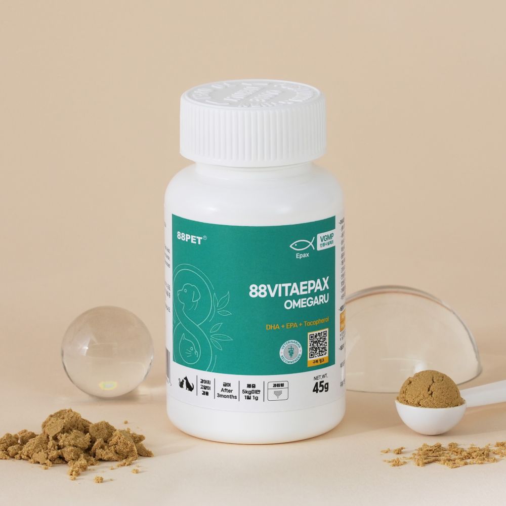 88펫 비타에팍스 강아지 고양이 뿌려먹는 오메가3 청어 노르웨이 피부 45g, 1개 - 상품 이미지