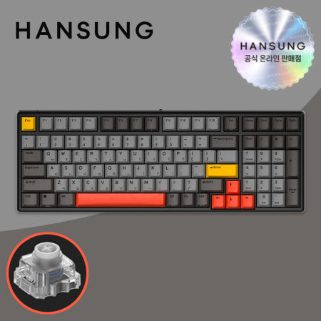 한성 GK896B PRO 염료승화 8K 키보드 인터스텔라, 무접점, 35g