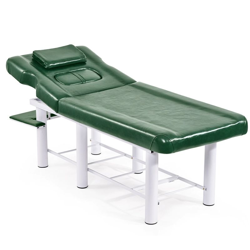 마사지베드 미용 피부샵 접이식 한약 한의원 안마 그린 70cm 두께 추가 가슴 구멍 공식 세트 - 상품 이미지