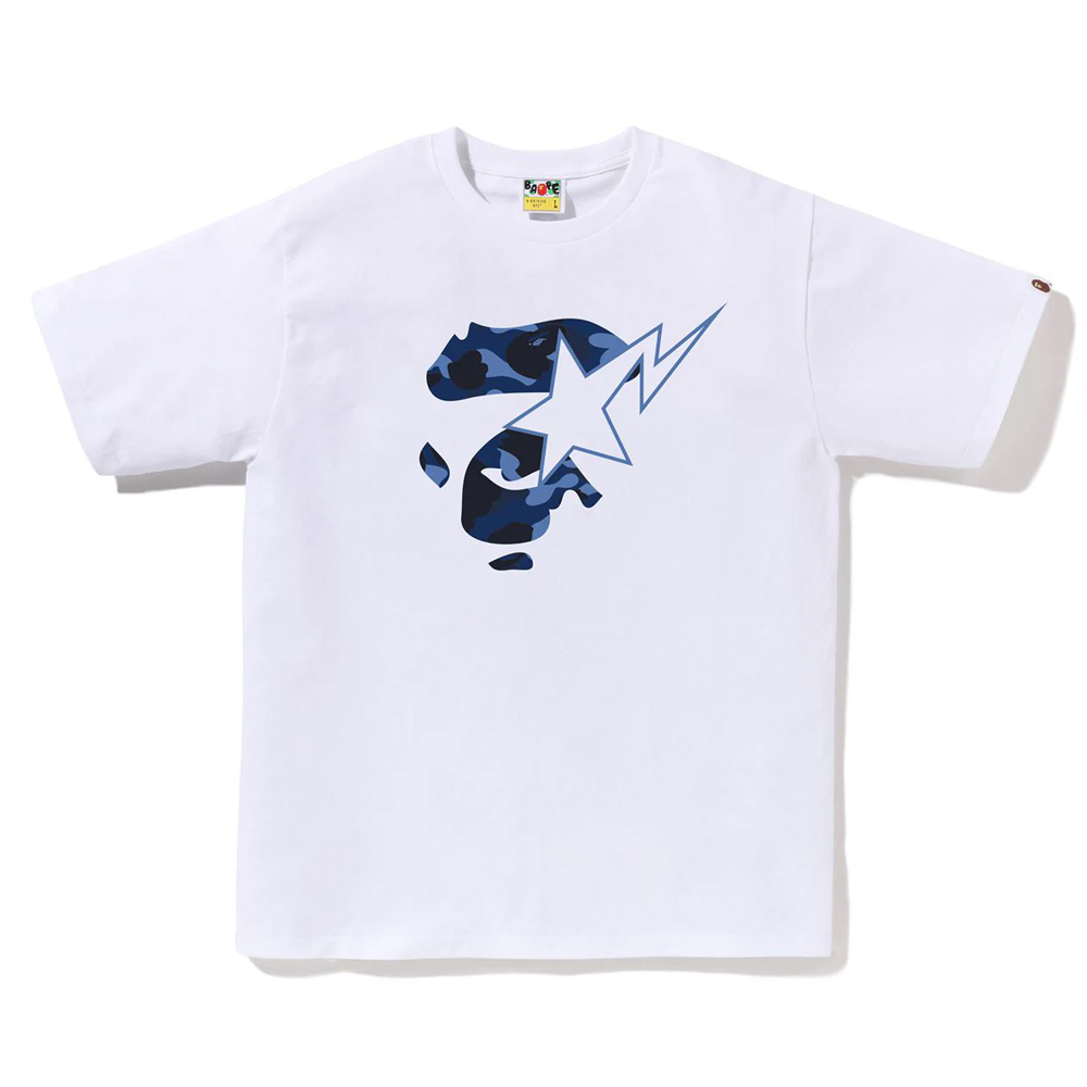 베이프 반팔티 COLOR CAMO APE FACE STA TEE 1L80-110-019 - 상세 이미지 5