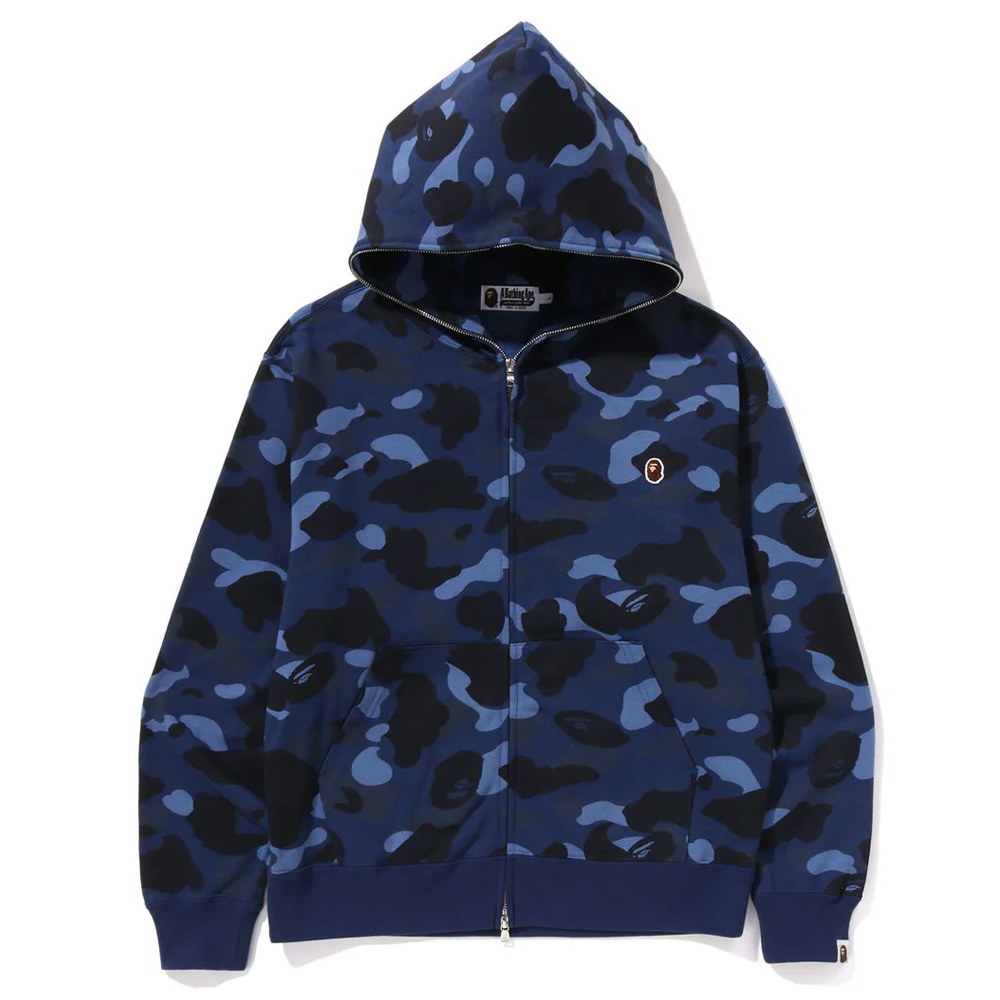 베이프 후드집업 ONE POINT COLOR CAMO CROPPED FULL ZIP HOODIE 1L80-115-303 - 상세 이미지 3