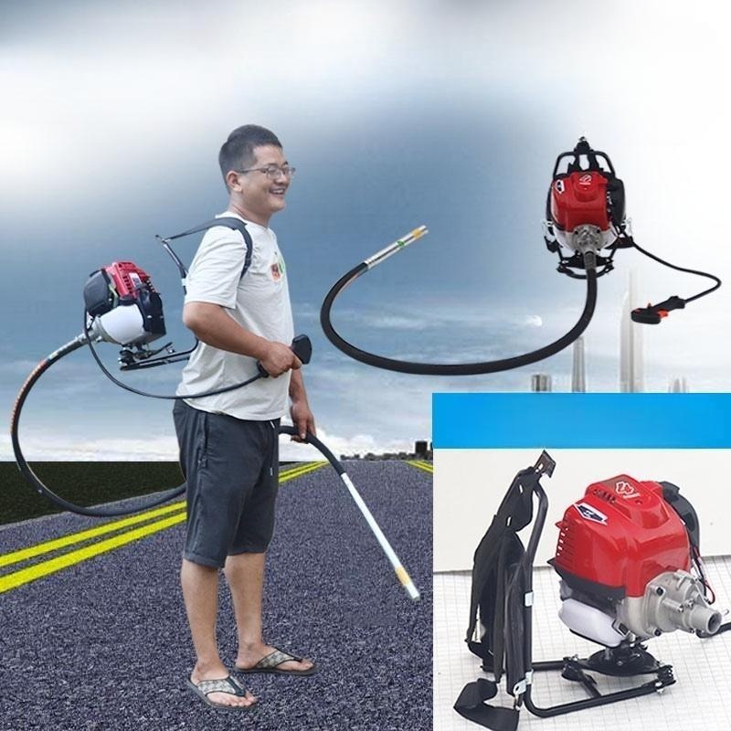 콘크리트 진동기 등짐형 엔진식 시멘트 다짐기 발브레다 - 상품 이미지