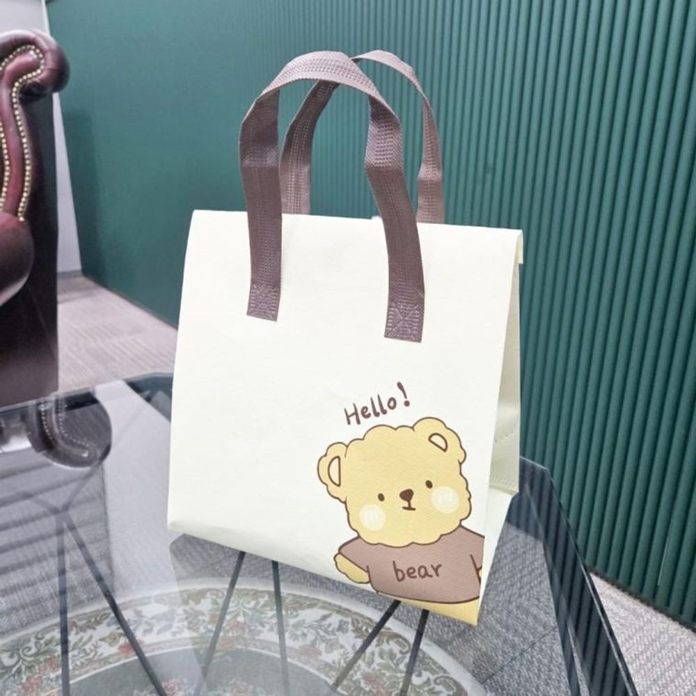 보온 보냉 도시락 가방 런치 백 베이지 도시락 런치백 - 상품 이미지