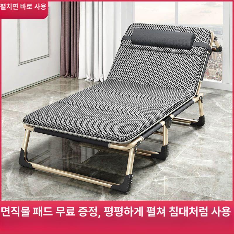 1인용 폴딩 침대 레이디가구 모듈형 접이식 일반 원관 3발 침대 - 상세 이미지 5