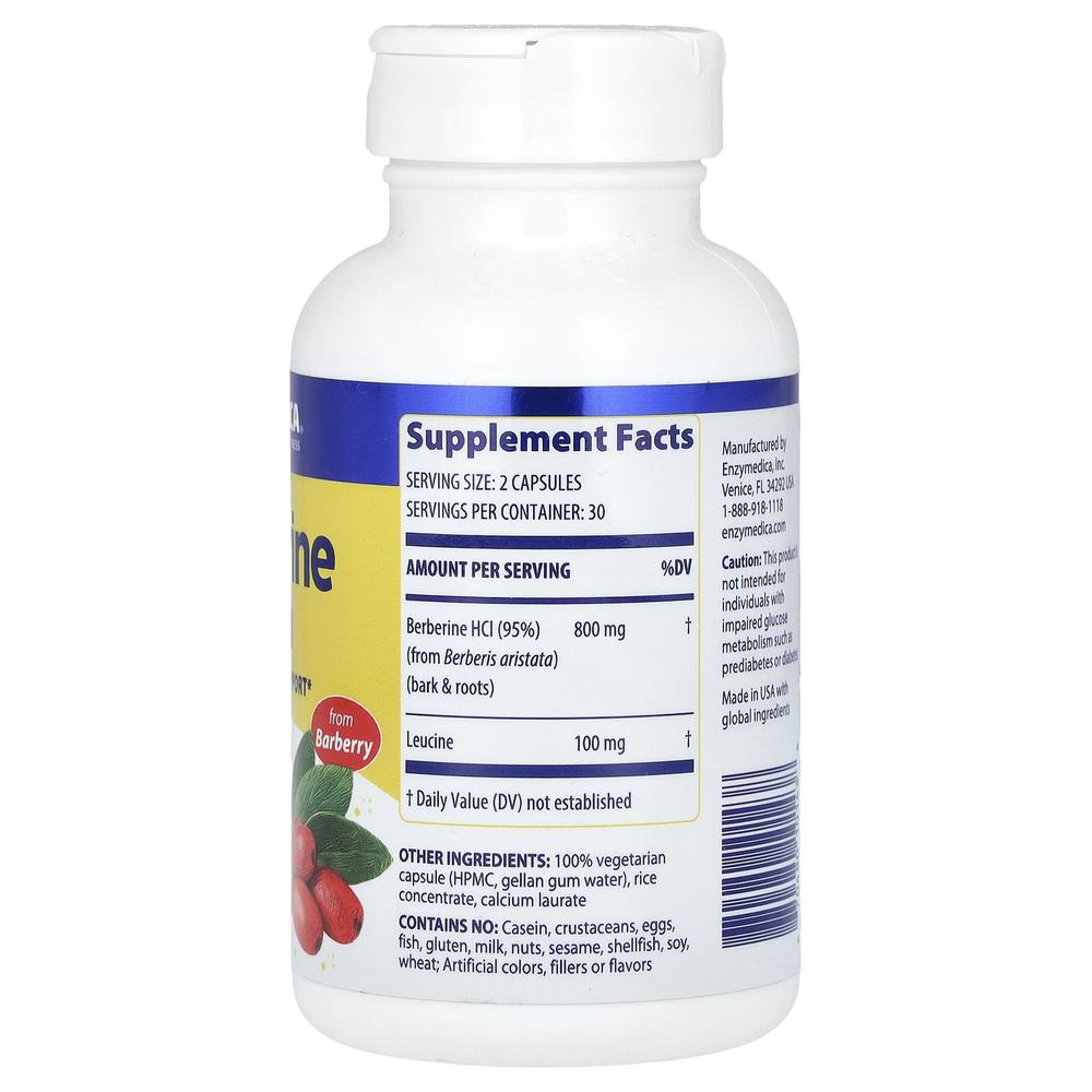 Enzymedica 베르베린 Berberine 60정 (2통) - 상세 이미지 3