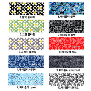 1+1 MXFLEXI 헤어밴드 반다나 와이드 크로스핏 운동 헬스 등산 러... 운동러 솔직 후기 | 실사용 리뷰 - 상품 이미지 3