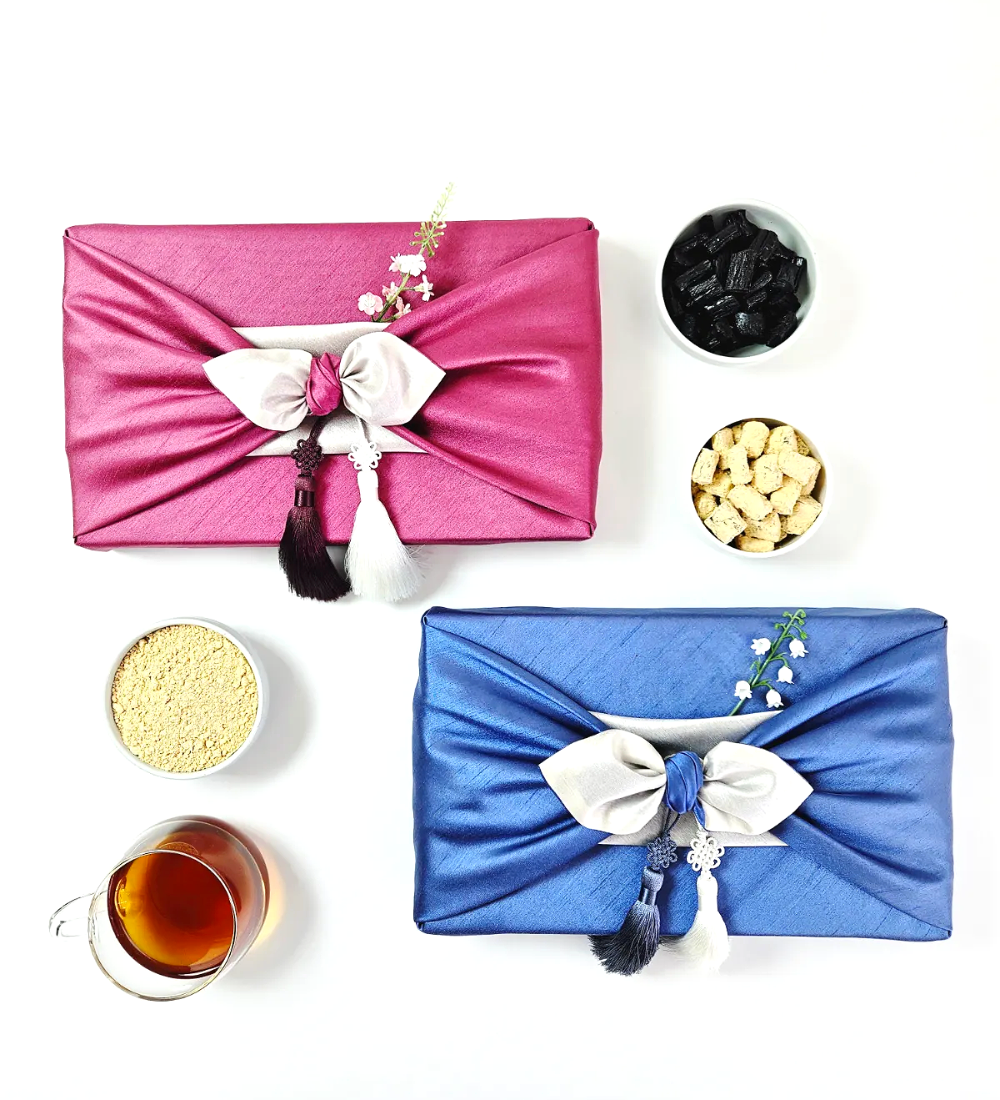 담양다과빗솔 도라지정과 700g 설 추석 명절선물 답례품 고급 겹보자기 노리개 포함