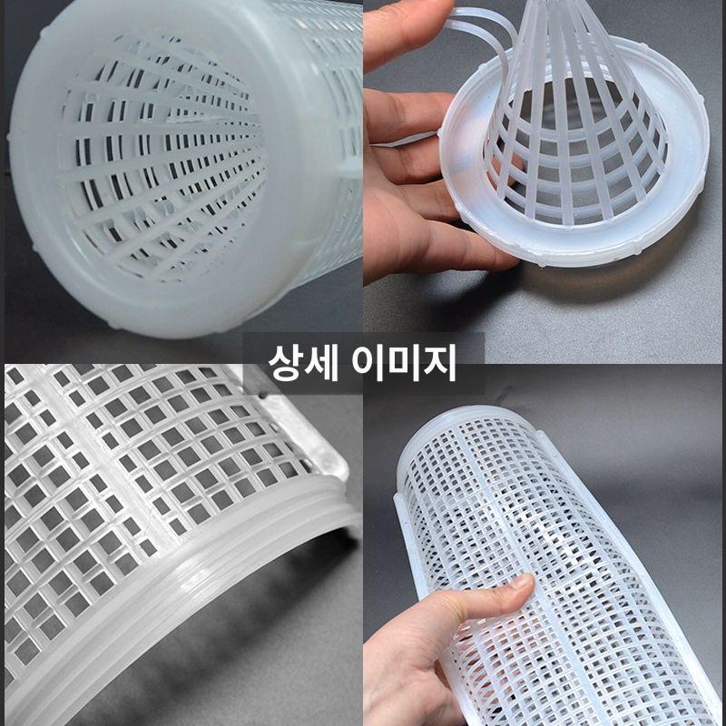 통발 두더지 뜰채 대형 민물 미끼 뱀트랩 야생동물 10개 3구 황새장+10개 공+10봉 - 상세 이미지 4