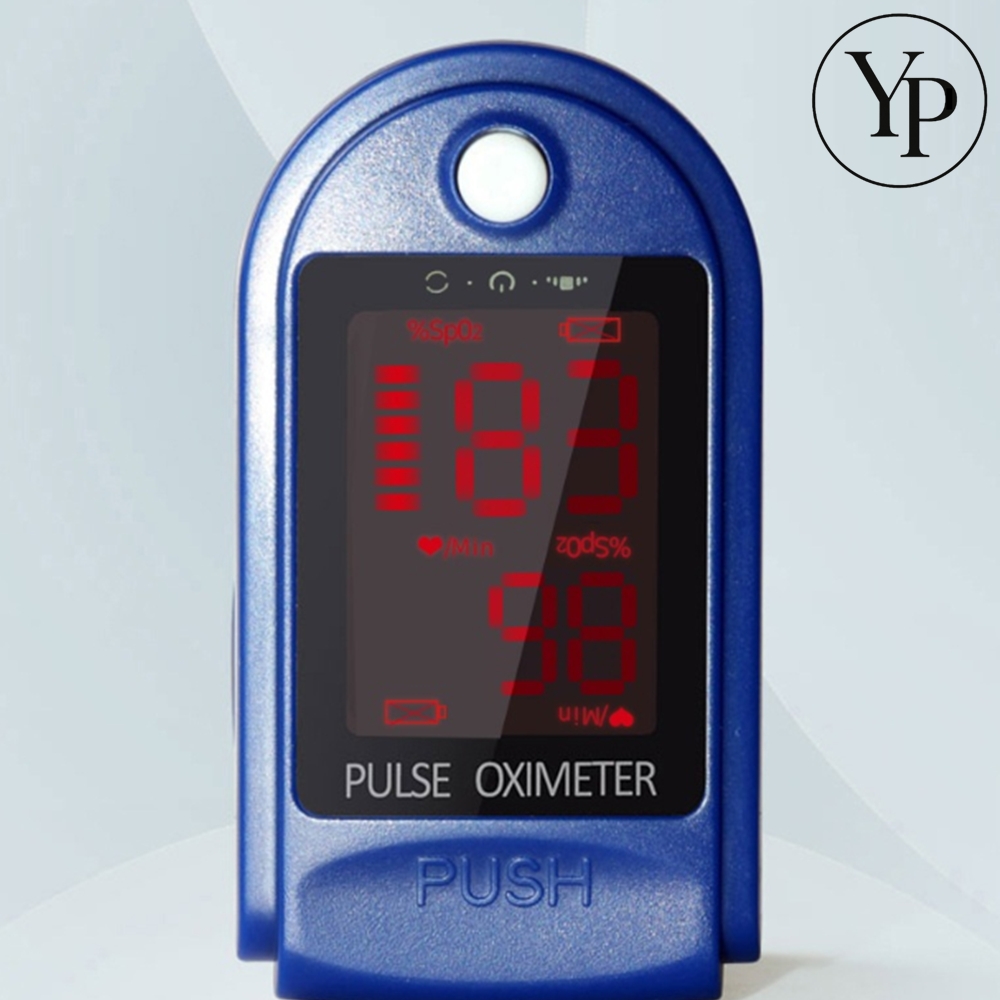 혈중 산소포화도 측정기 손가락 혈당 검사기 맥박 체크기 가정용 응급 안전키트