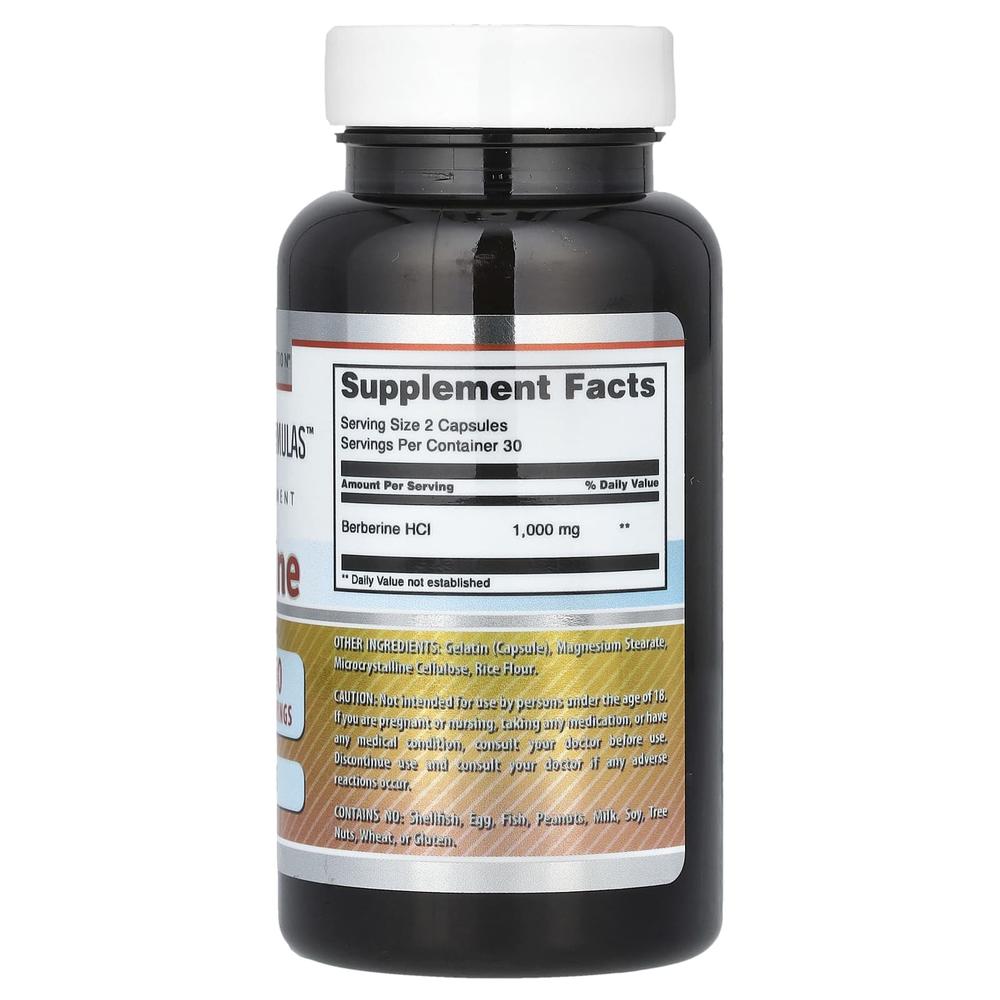 어메이징뉴트리션 베르베린 1000mg Berberine 60정 - 상세 이미지 2