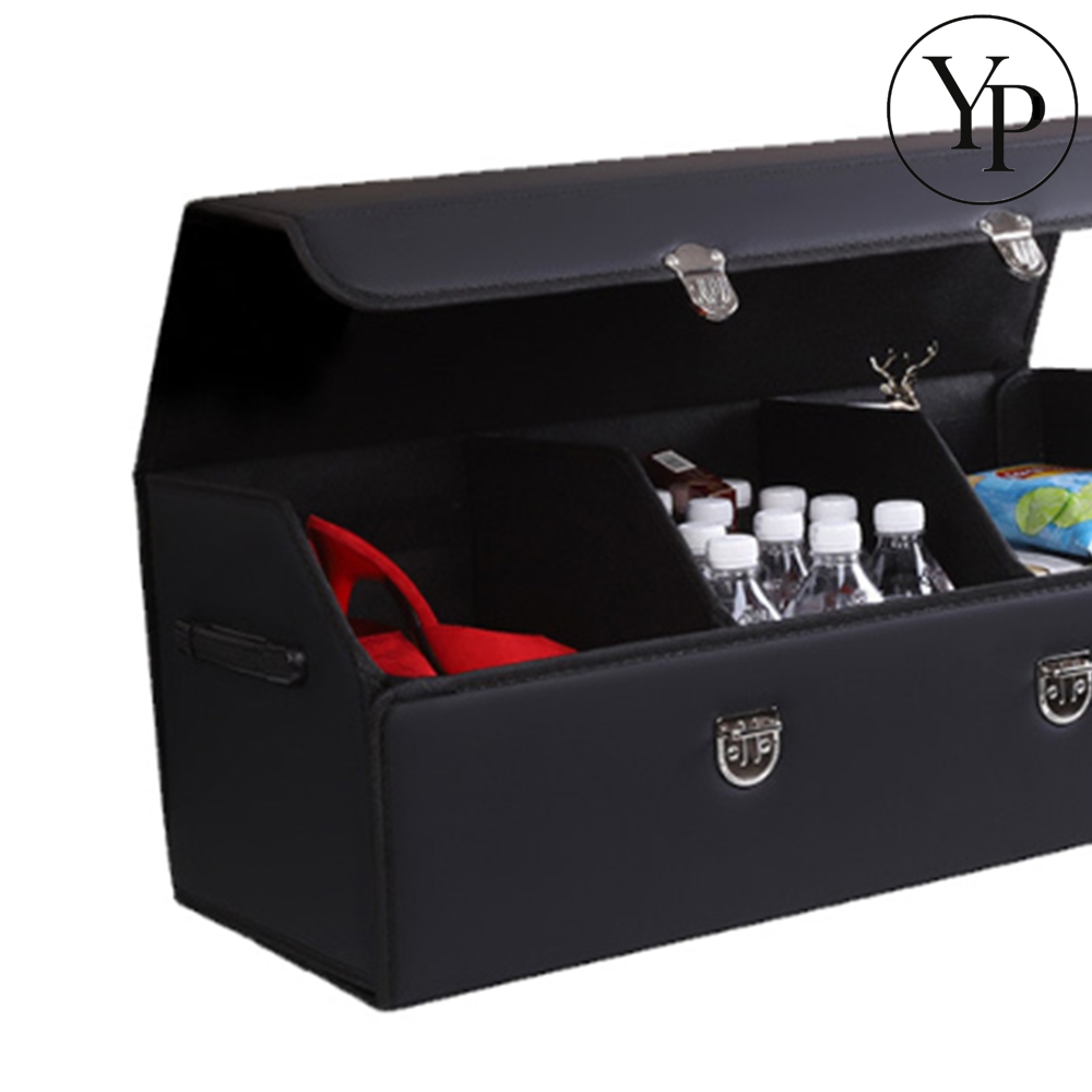 접이식 트렁크 보관함 세차용품 자동차 방수 대용량 뒷자석 정리함 차량용 수납함