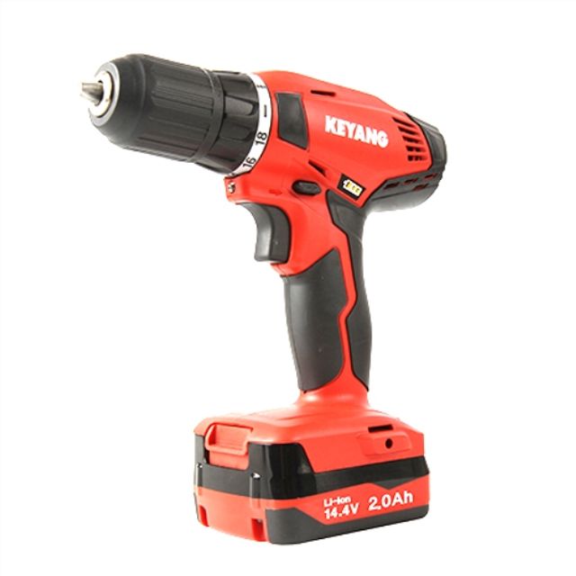 충전드릴 14.4V 리튬 2.0Ah 2B 10mm 0-450/0-1750rpm 1.2kg DD-1443LP-2C(2.0) - 상품 이미지
